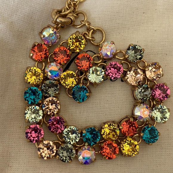 **SOLD** *RARE* J.Crew Martha Crystal Dot Swarovski Necklace - Picture 7 of 7